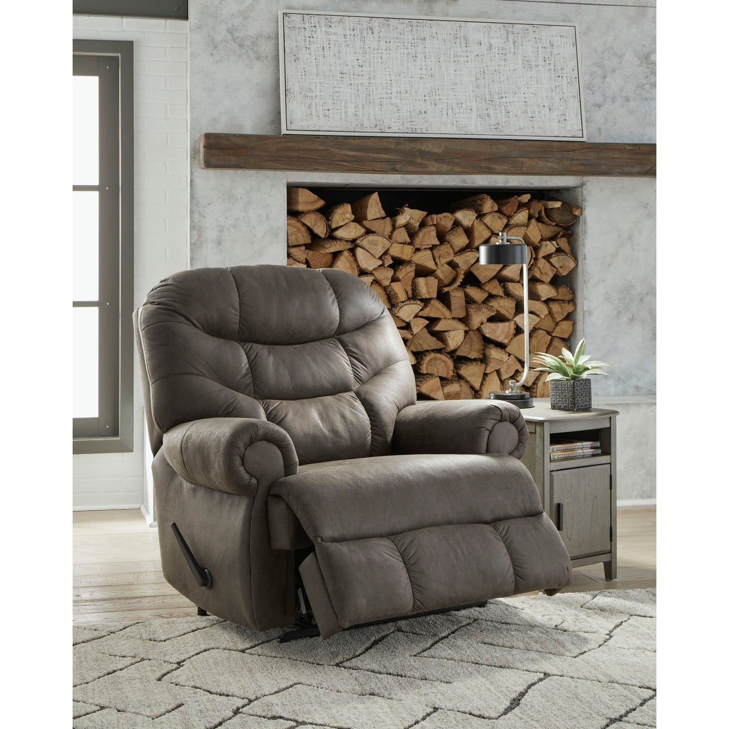 Camera Time Zero Wall Recliner - Gunmetal