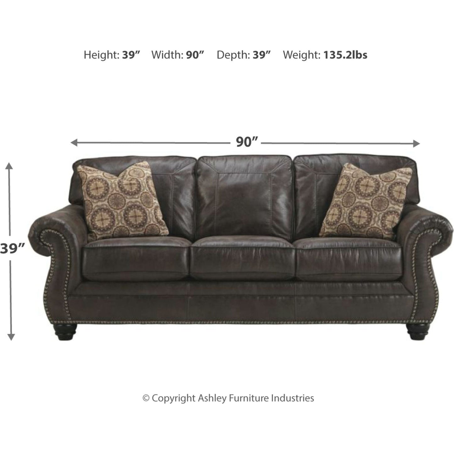 Breville Sofa - Charcoal