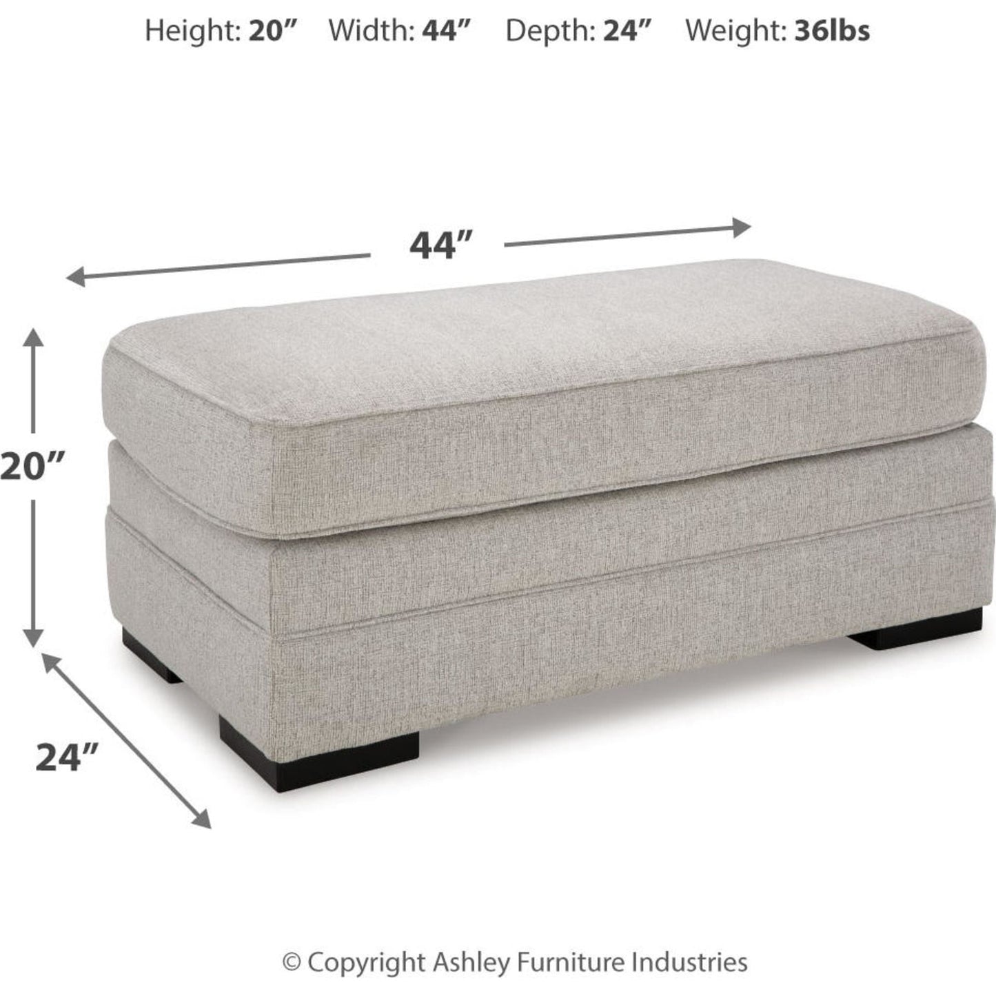Eastonbridge Ottoman - Shadow