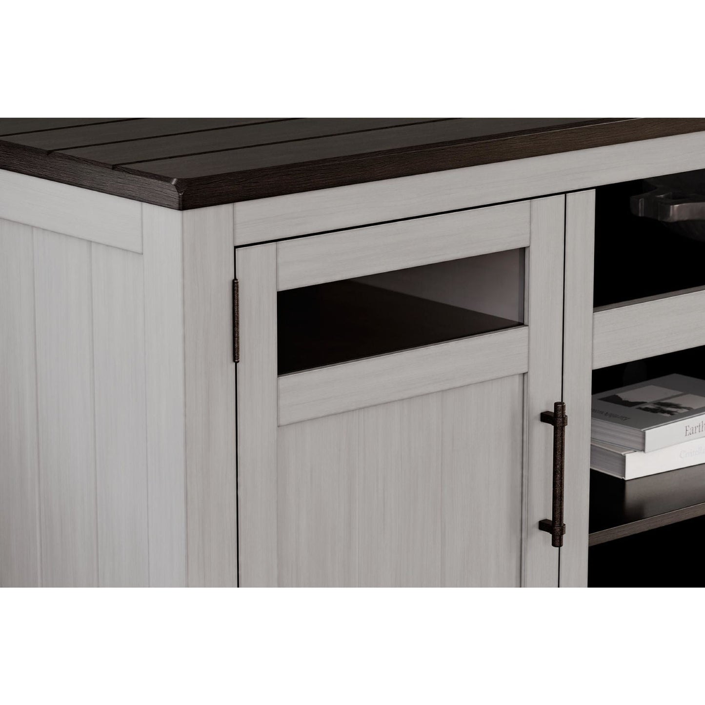 Darborn TV Stand - Gray/Brown