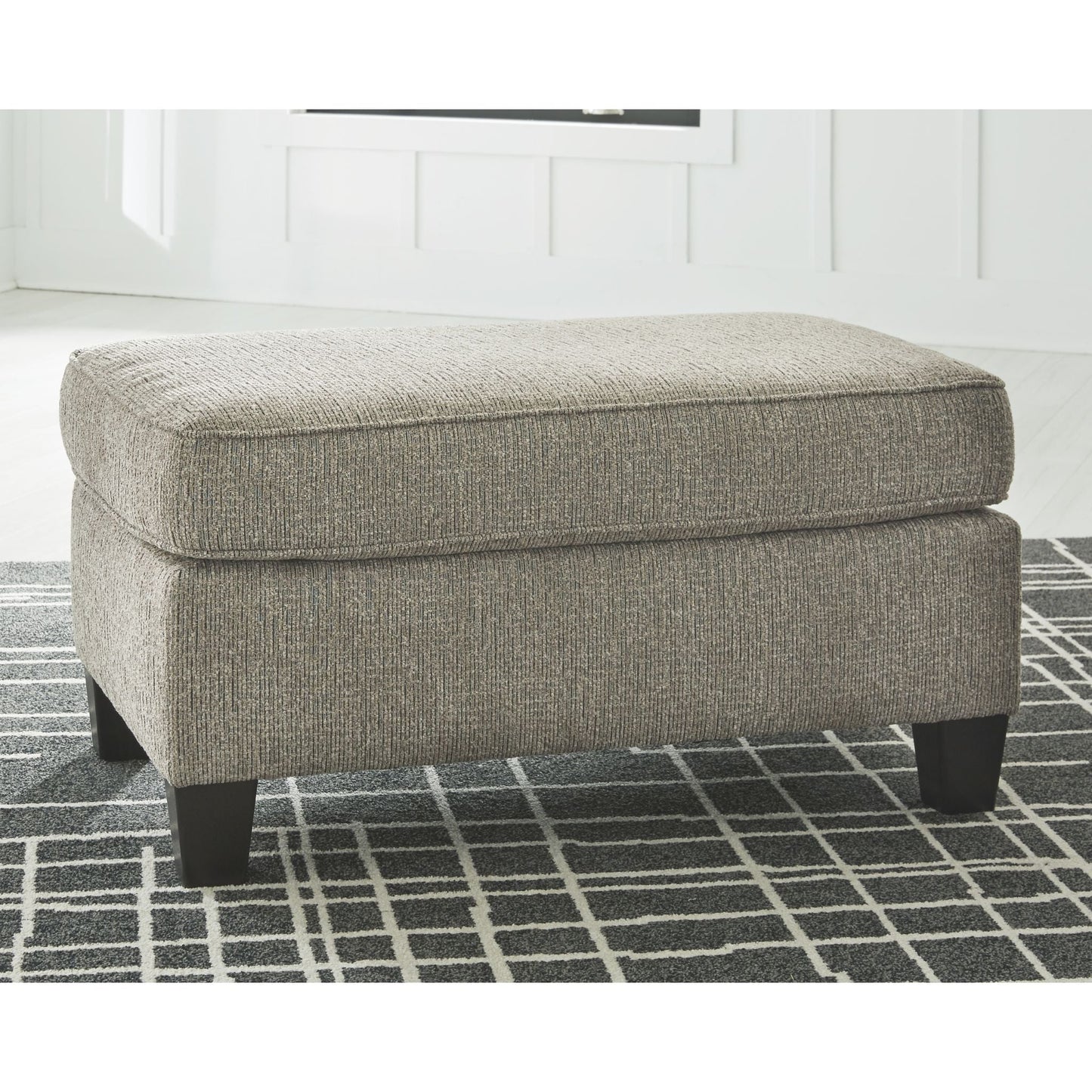Barnesley Ottoman - Platinum