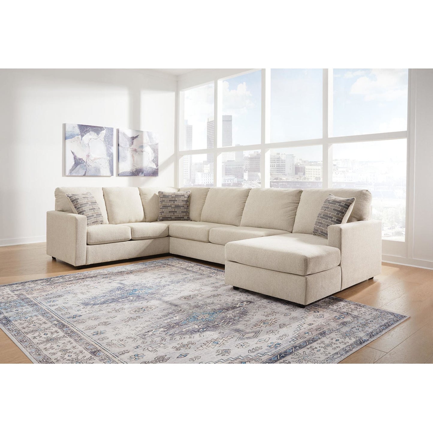 Edenfield 3 Piece Sectional with Chaise
