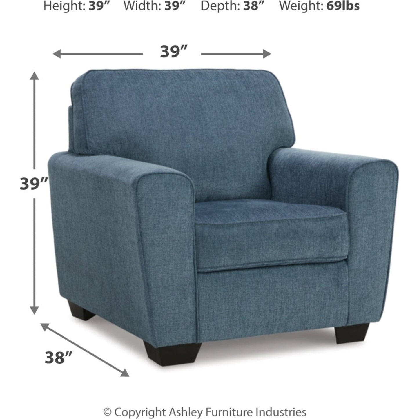 Cashton Chair - Blue