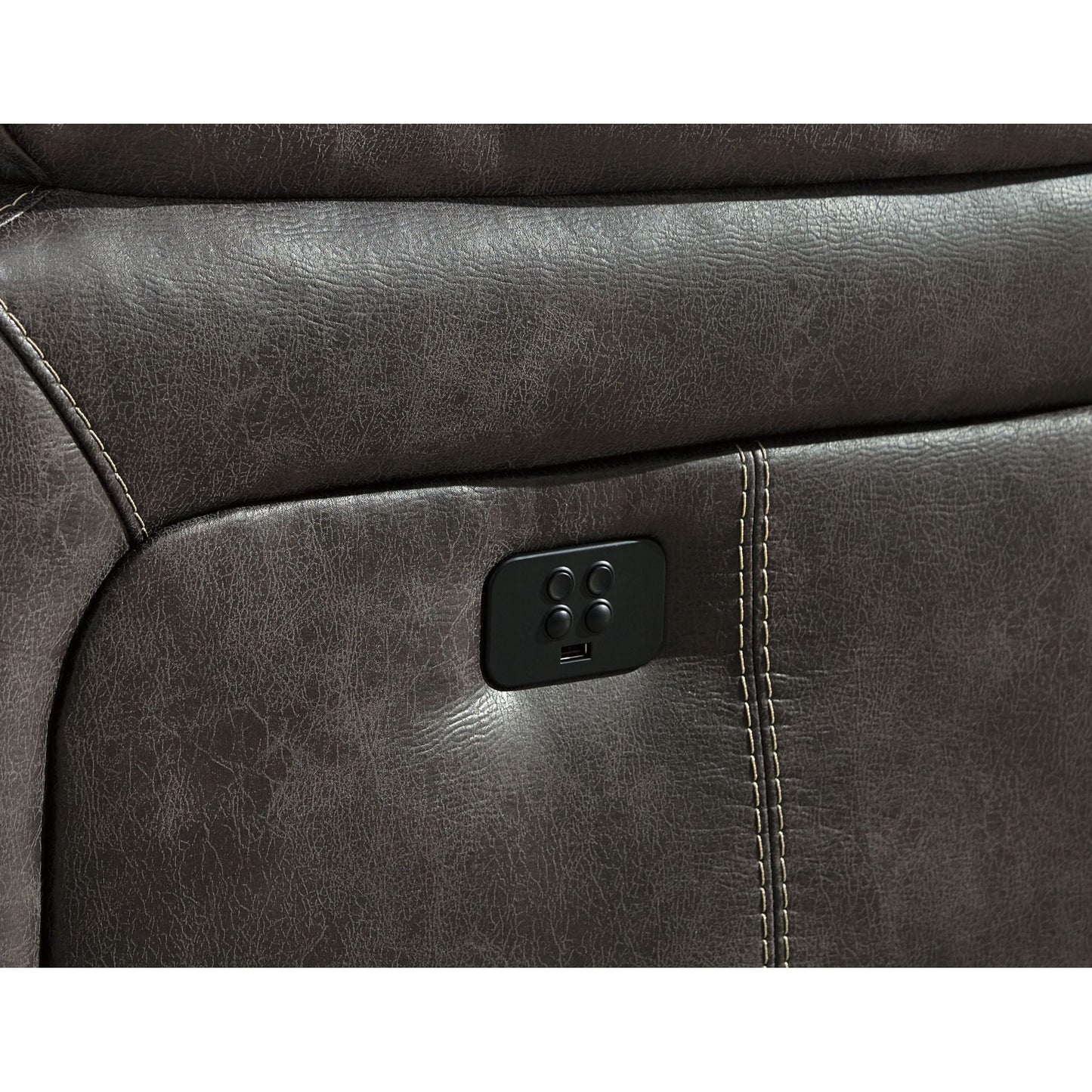 Dunwell Power Rocker Recliner - Steel