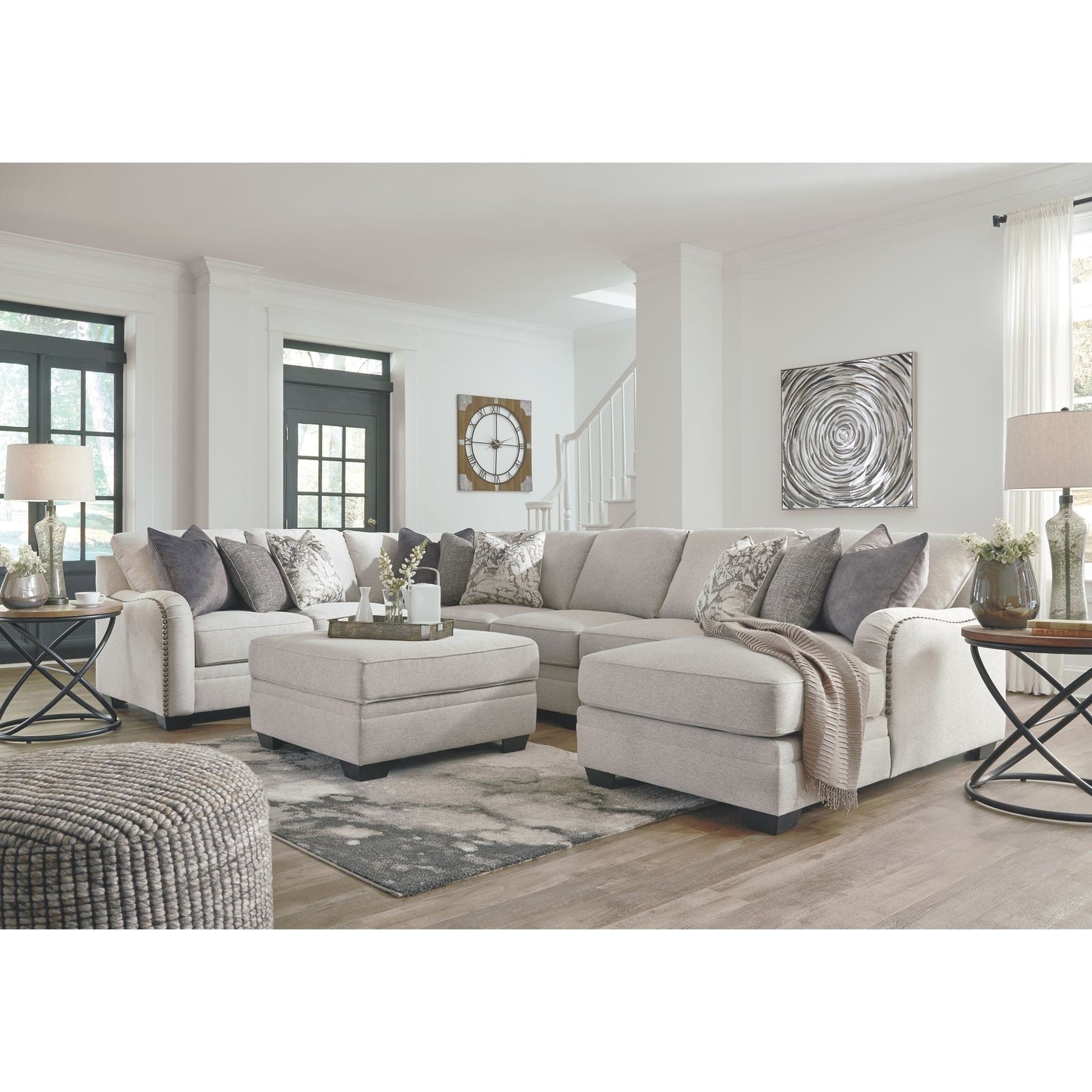 Dellara 5 Piece Sectional with Chaise