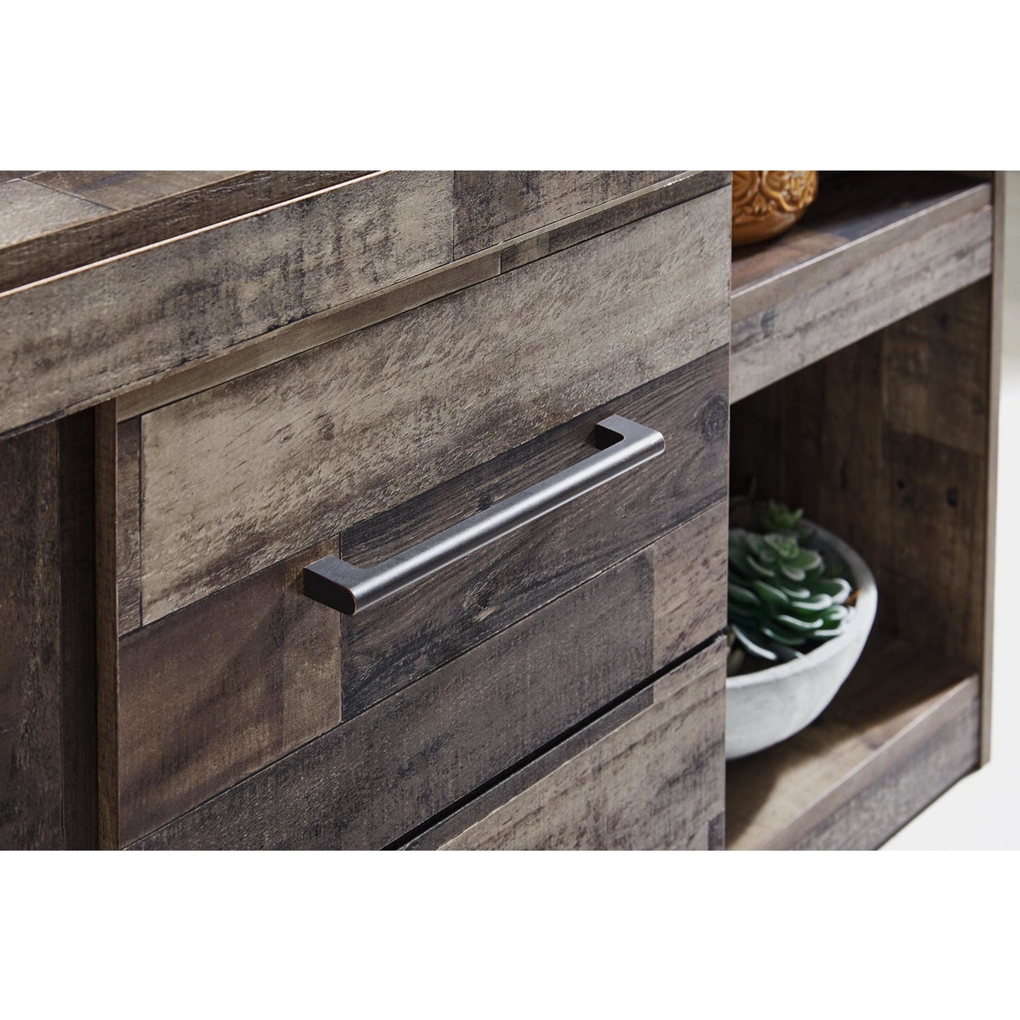 Derekson 4 Piece Entertainment Unit - Multi Gray