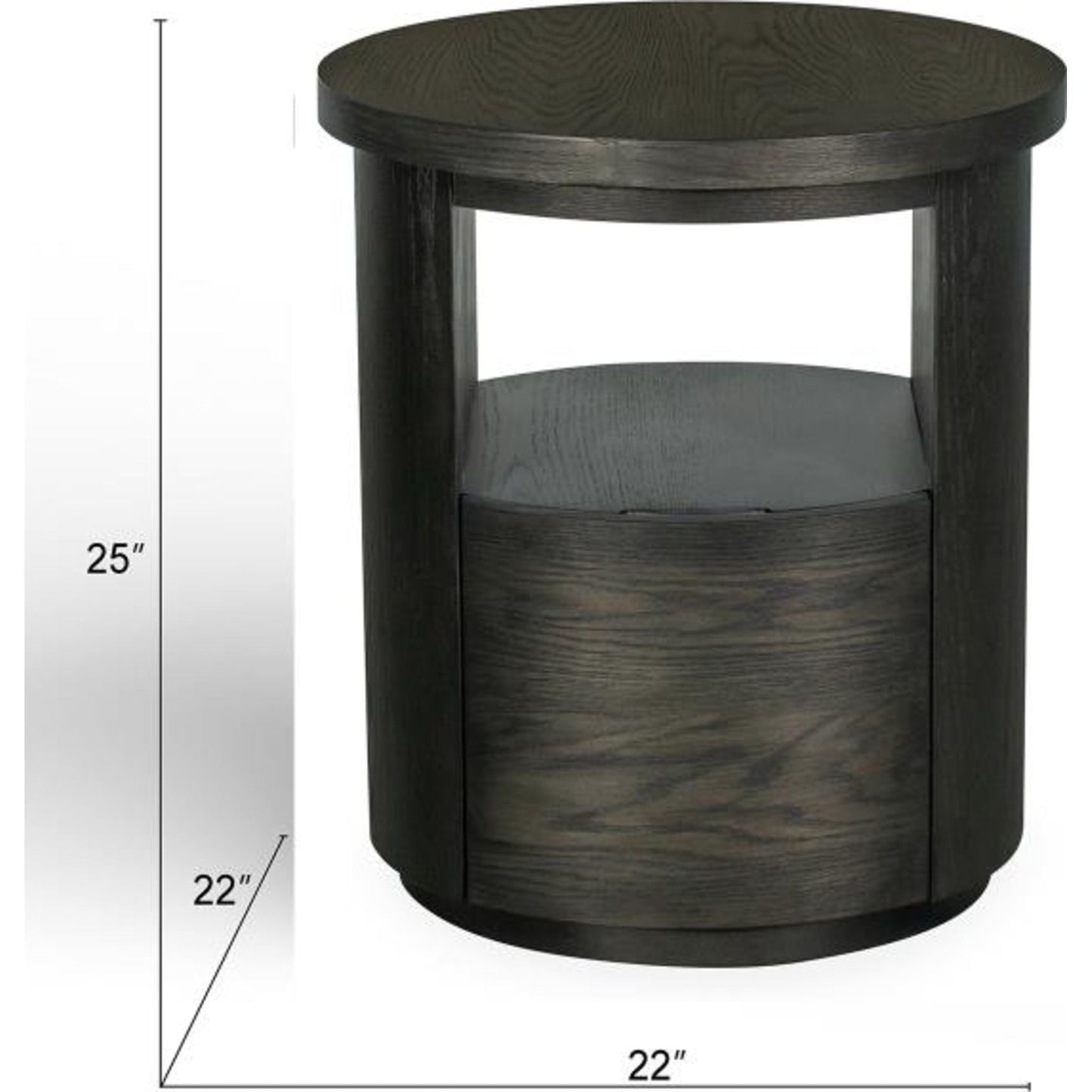Bosley End Table - Coffee Bean