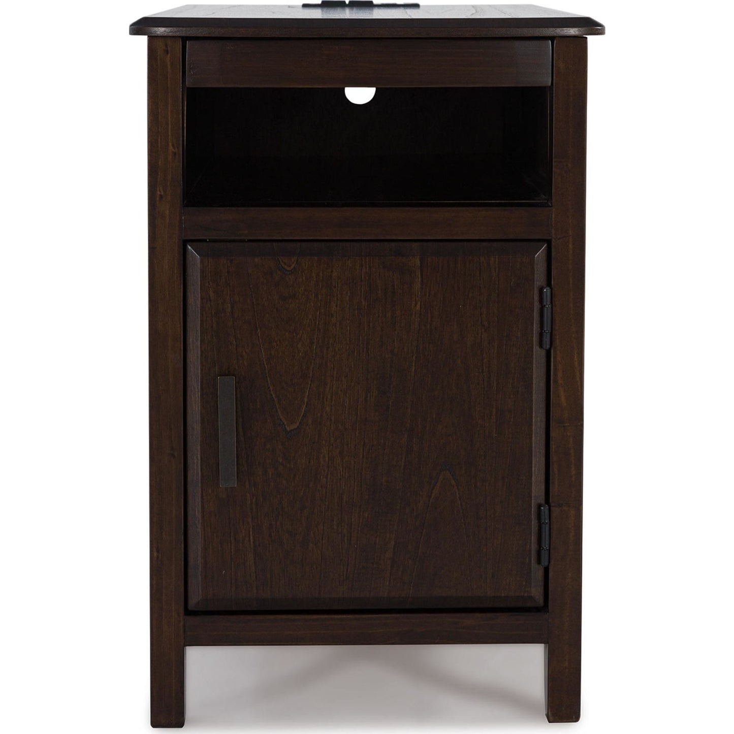 Devonsted Chair Side End Table - Dark Brown