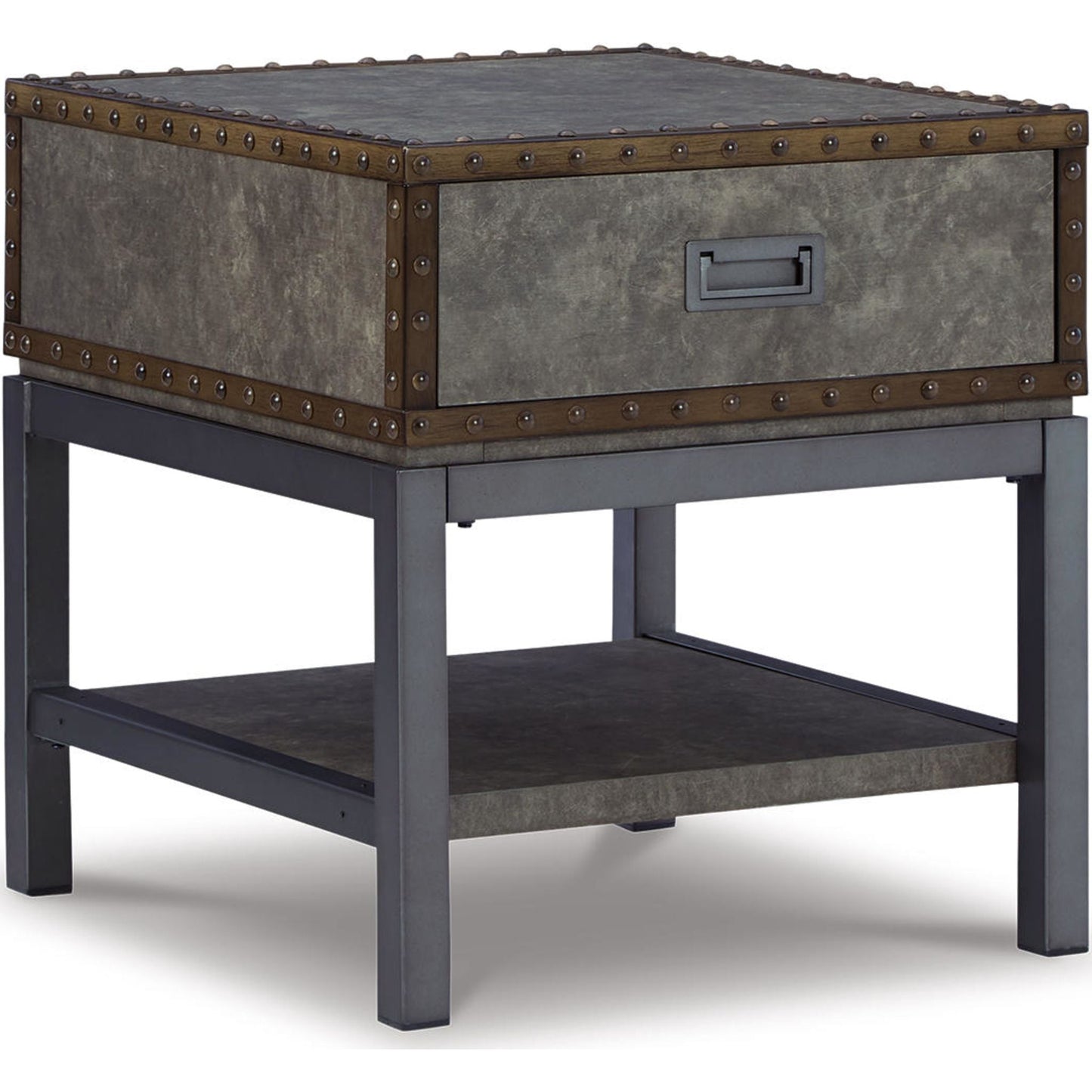 Derrylin End Table - Brown