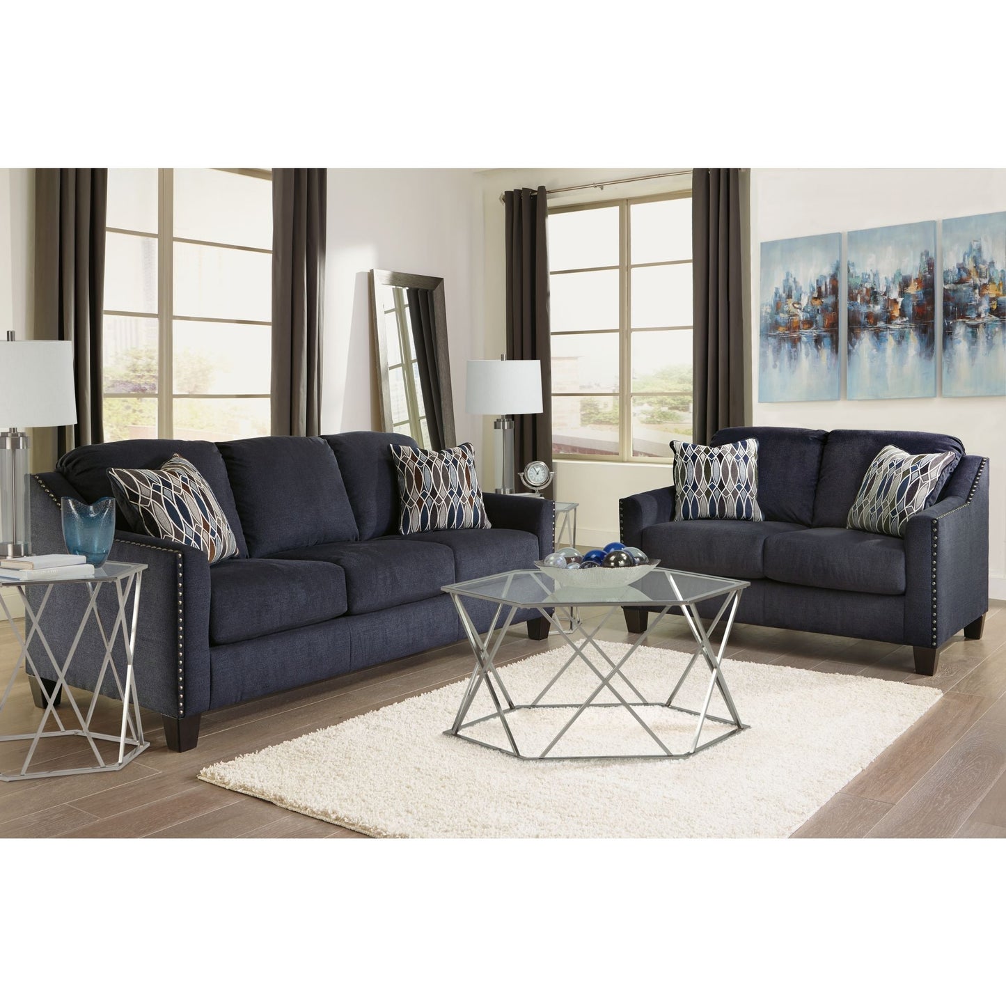 Creeal Heights Loveseat - Ink