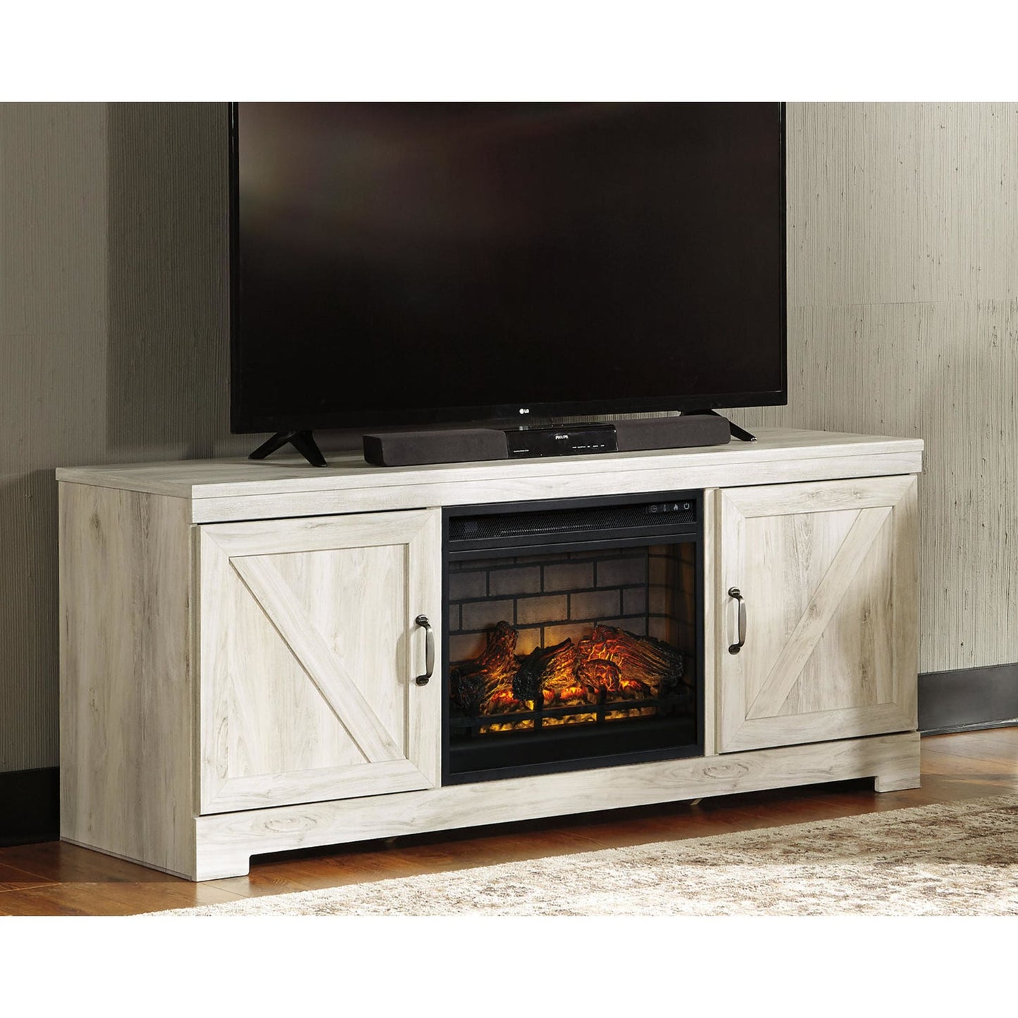Bellaby TV Stand - Whitewash