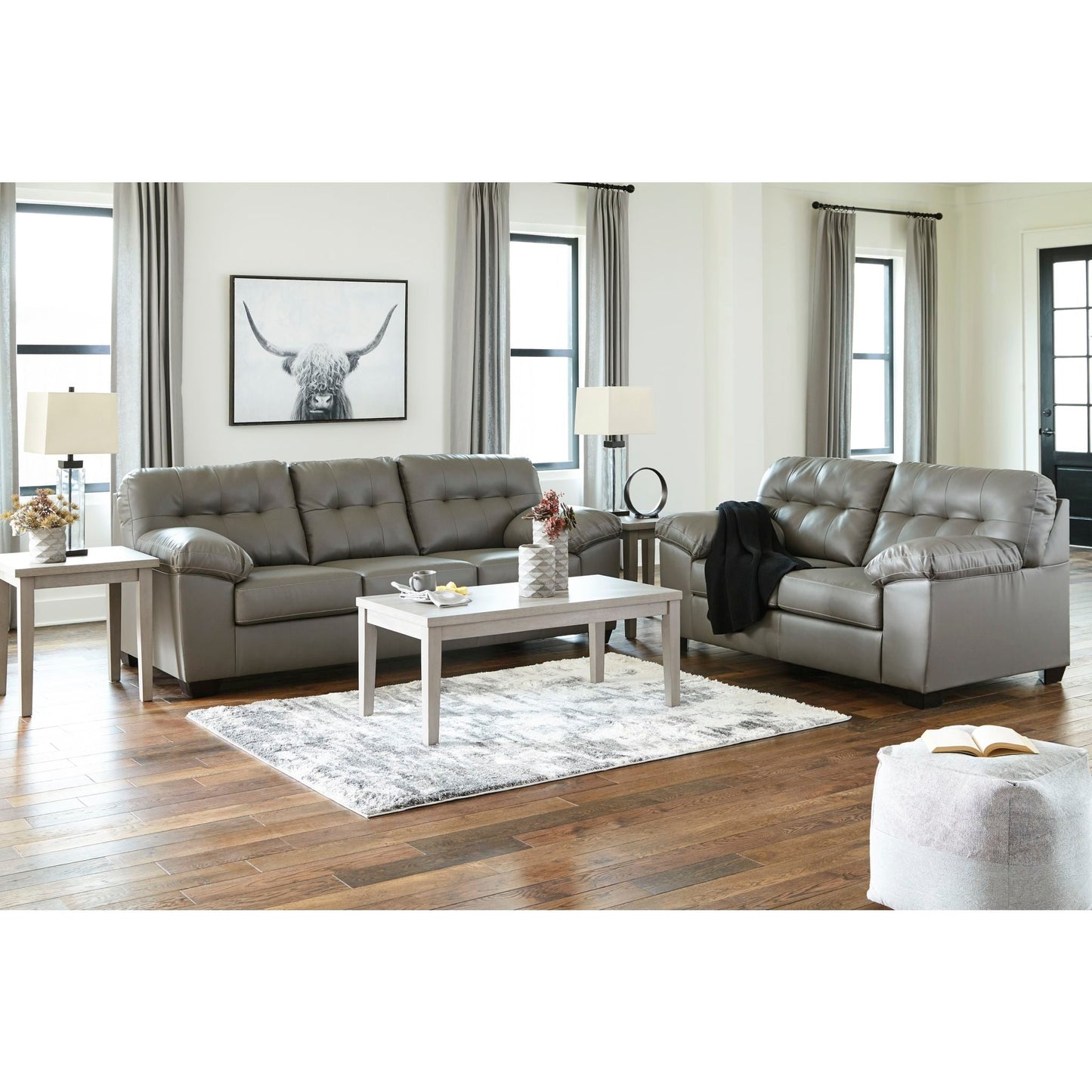 Donlen Loveseat - Gray