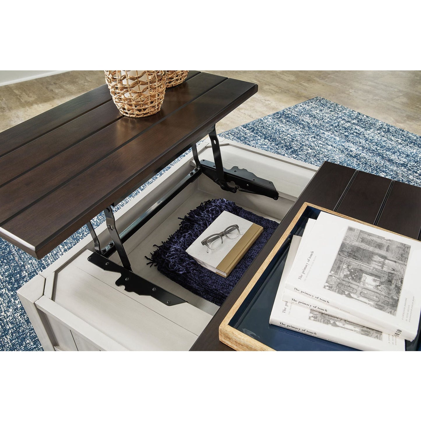 Darborn Coffee Table - Gray/Brown