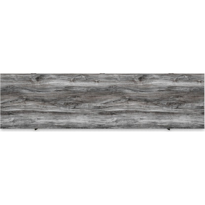 Baystorm TV Stand with Fireplace - Gray