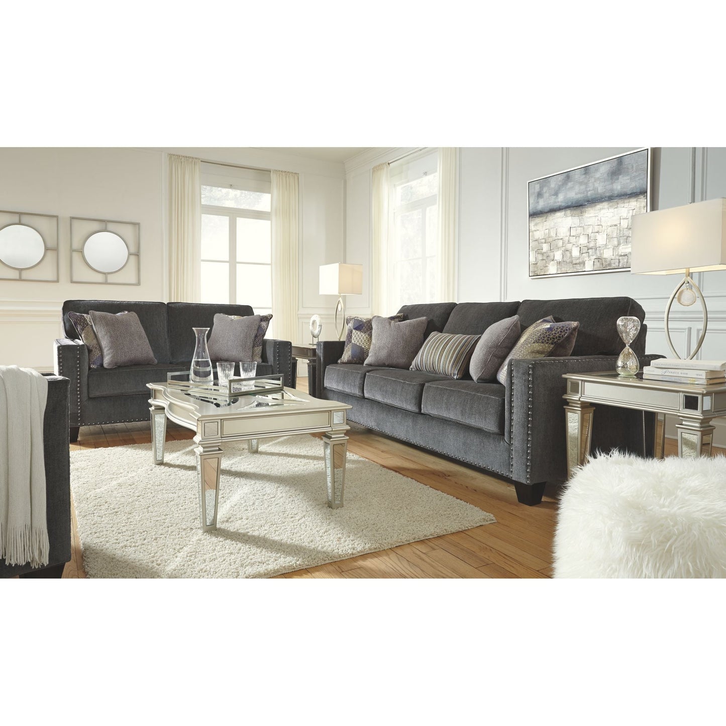 Dilanger Sofa - Smoke