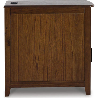 Devonsted Chairside Table - Brown