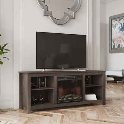 Brenna TV Stand with Fireplace