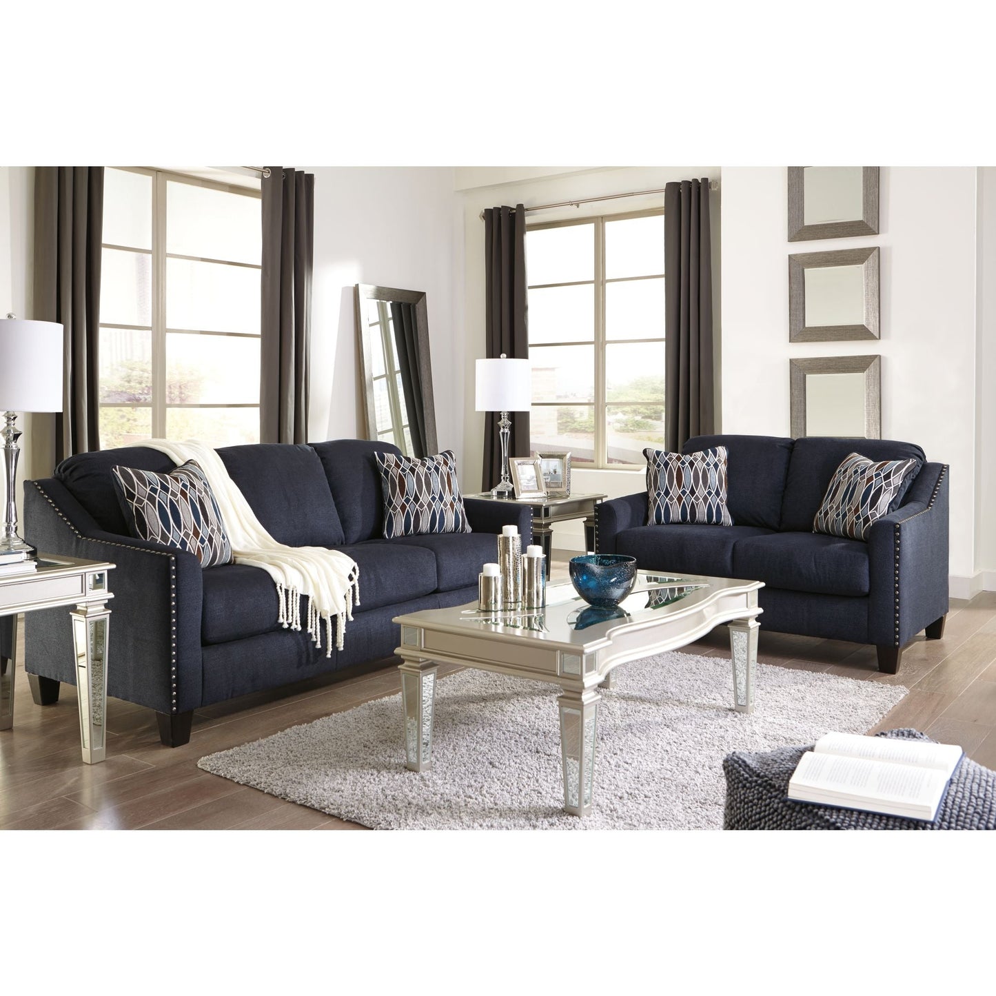 Creeal Heights Loveseat - Ink