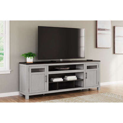Darborn TV Stand - Gray/Brown