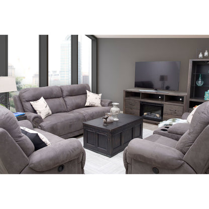 Austere Reclining Sofa - Gray