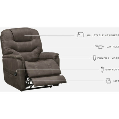 Ballister Power Lift Recliner - Espresso