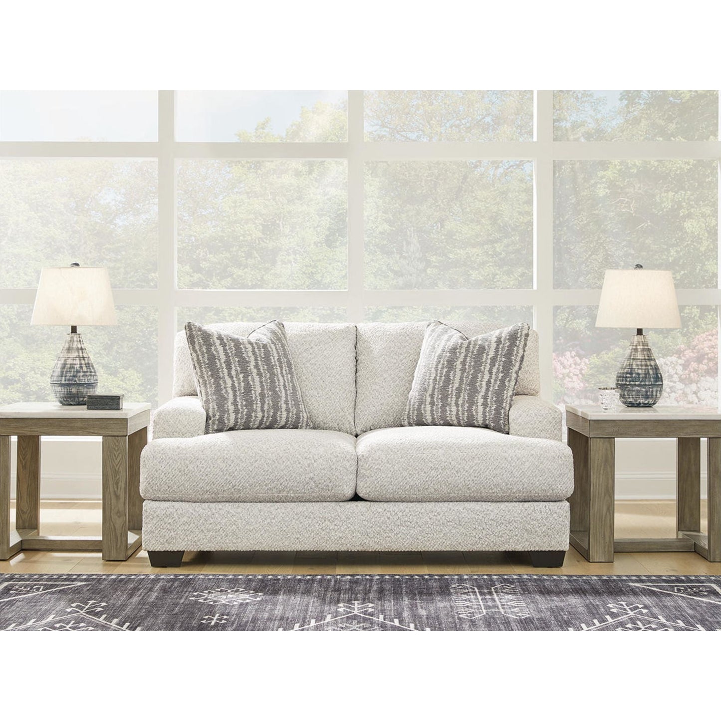 Brebryan Loveseat - Flannel