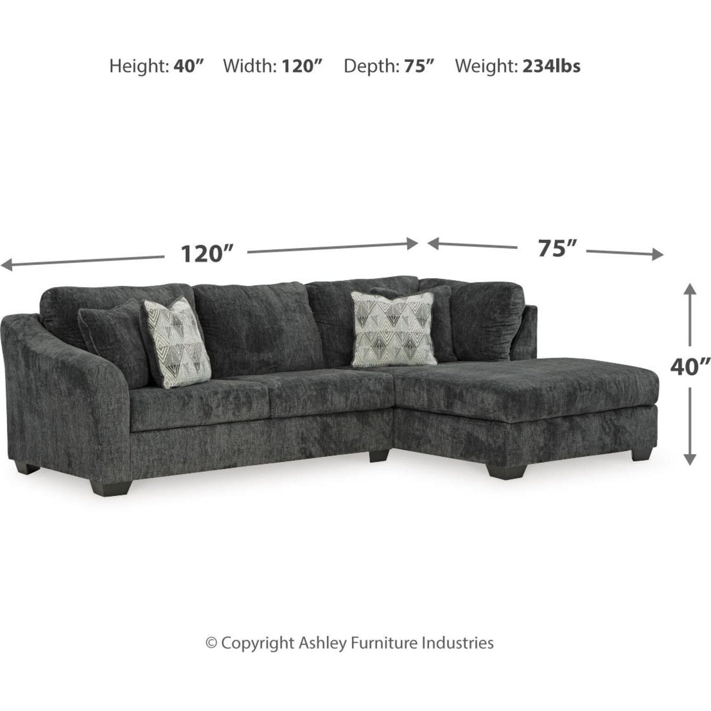 Biddeford 2 Piece Sectional with Chaise
