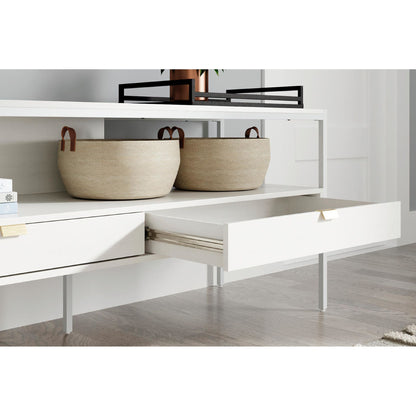 Deznee TV Stand - White