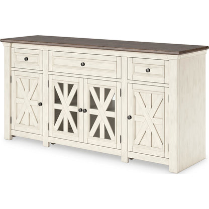 Bolanburg TV Stand - White/Weathered Gray