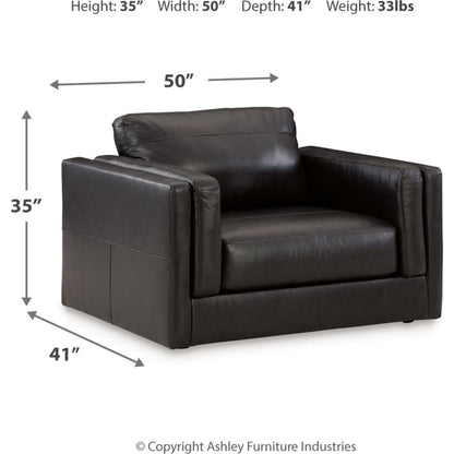 Amiata Chair and a Half - Onyx