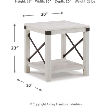 Bayflynn End Table - Whitewash