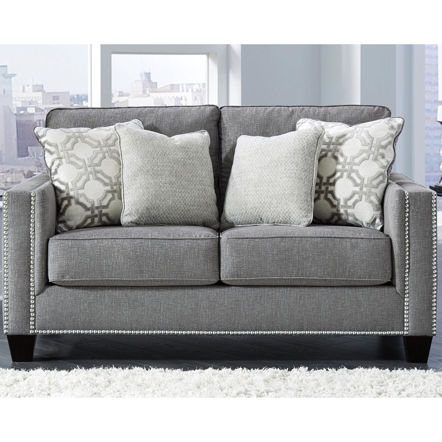 Barrali Loveseat - Fog