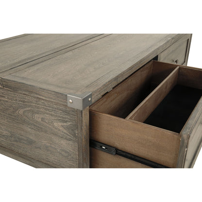 Chazney Coffee Table - Rustic Brown