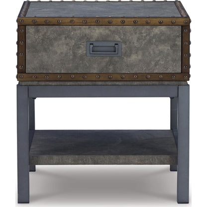 Derrylin End Table - Brown