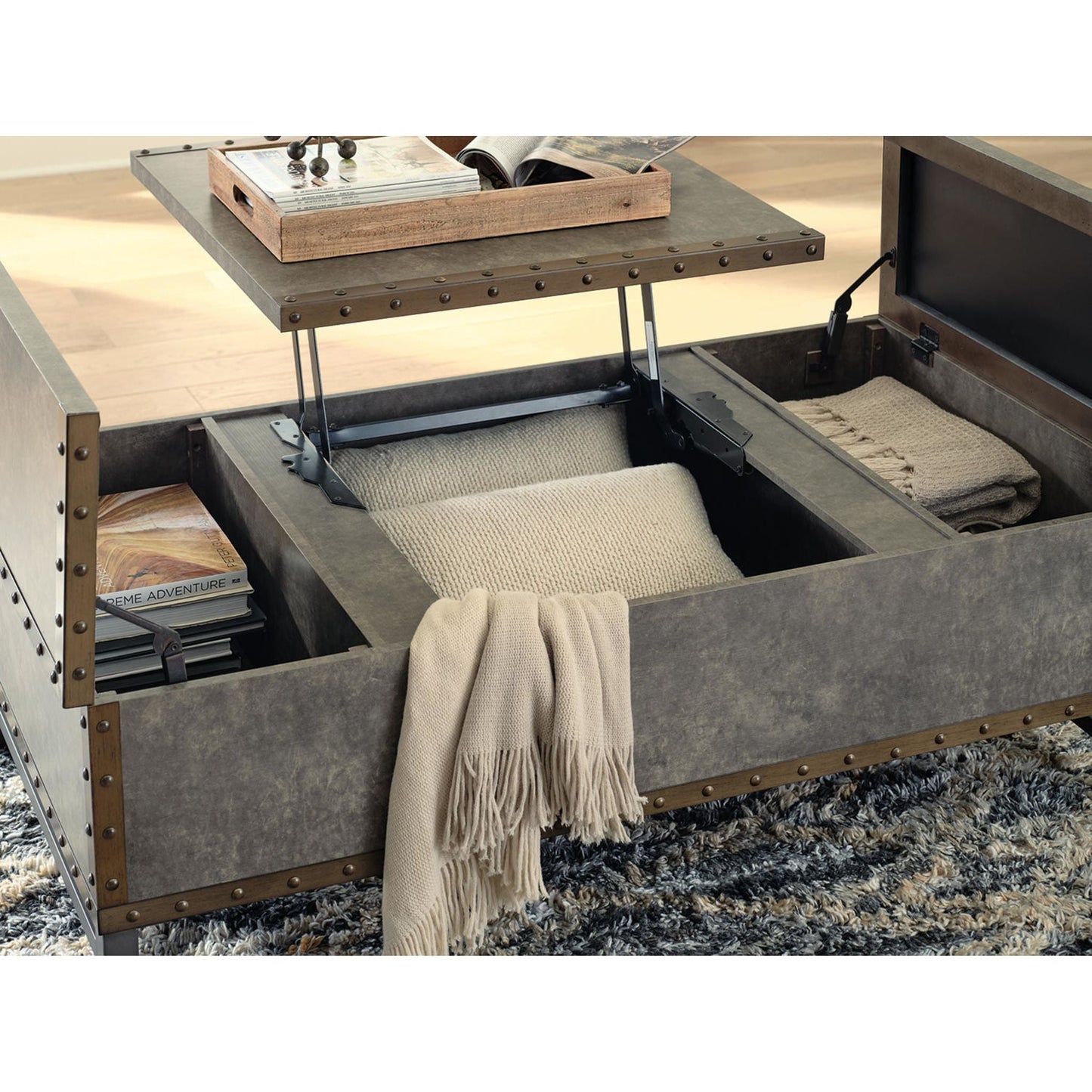 Derrylin Coffee Table - Brown