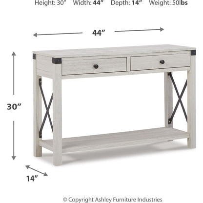 Bayflynn Sofa Table - Whitewash