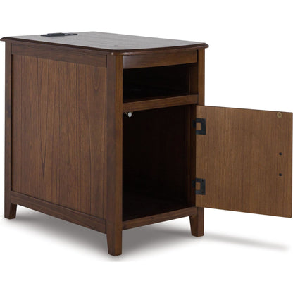 Devonsted Chairside Table - Brown