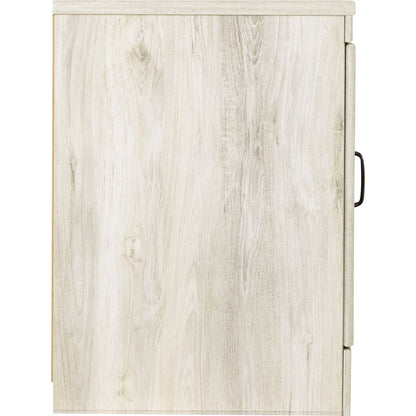 Bellaby Entertainment Unit with Fireplace - White Wash