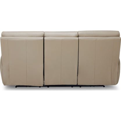 Aedon Power Reclining Sofa with Headrest and Lumbar - Bali Harvest