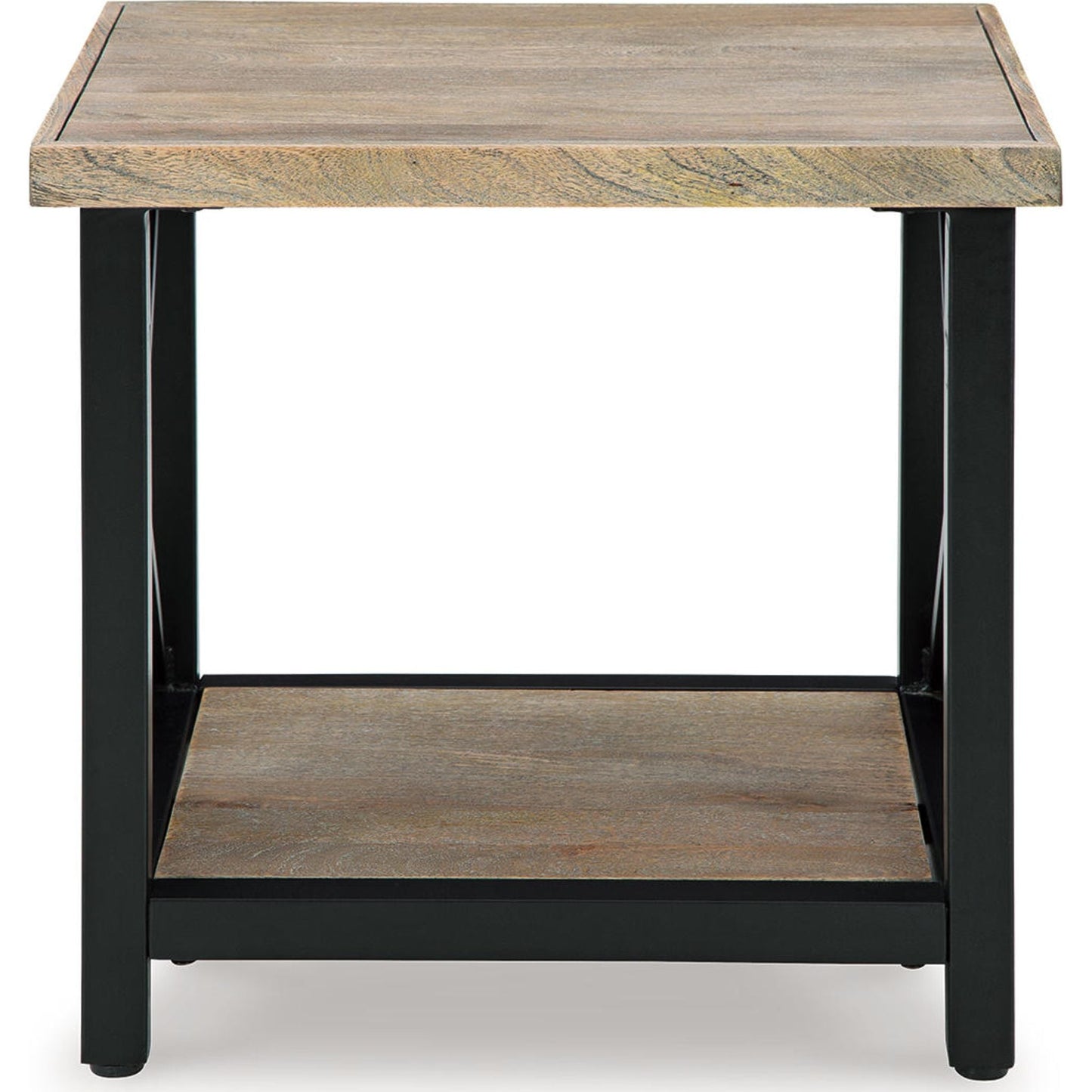 Bristenfort End Table - Brown/Black