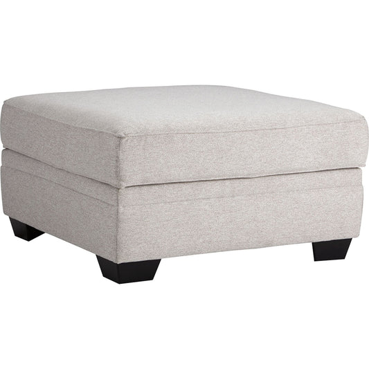 Dellara Storage Ottoman - Chalk