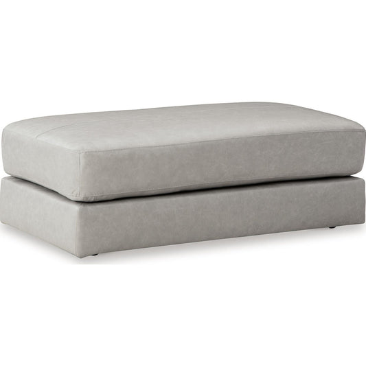 Amiata Oversized Accent Ottoman - Glacier