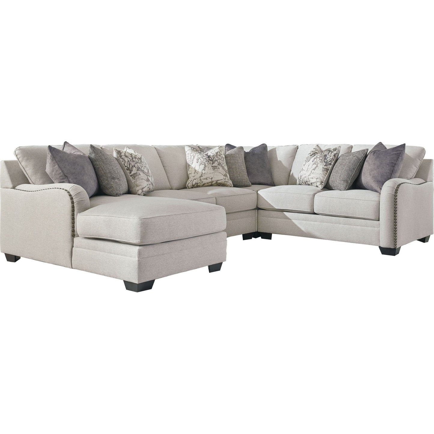 Dellara 4 Piece Sectional with Chaise