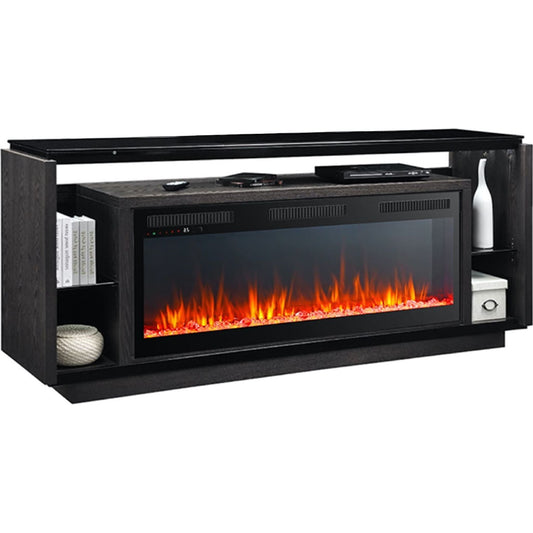 David Console with Fireplace - Smoke
