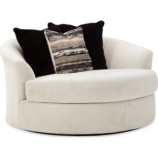 Cambri Swivel Chair - Snow