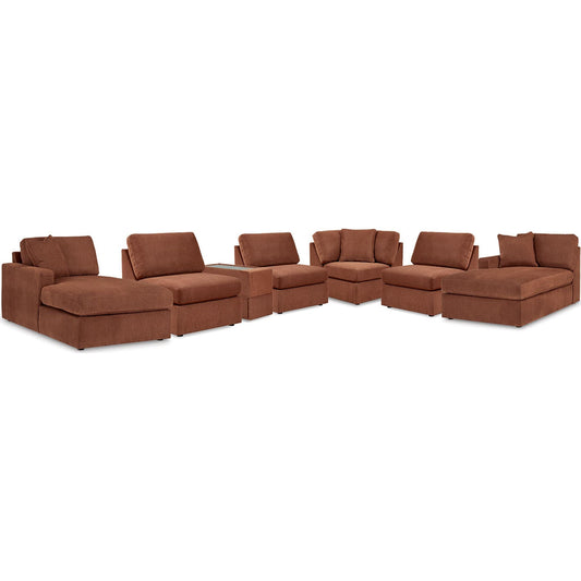 DONOTUSE 7 Piece Sectional - Spice