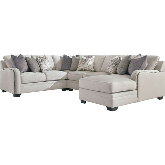 Dellara 4 Piece Sectional with Chaise