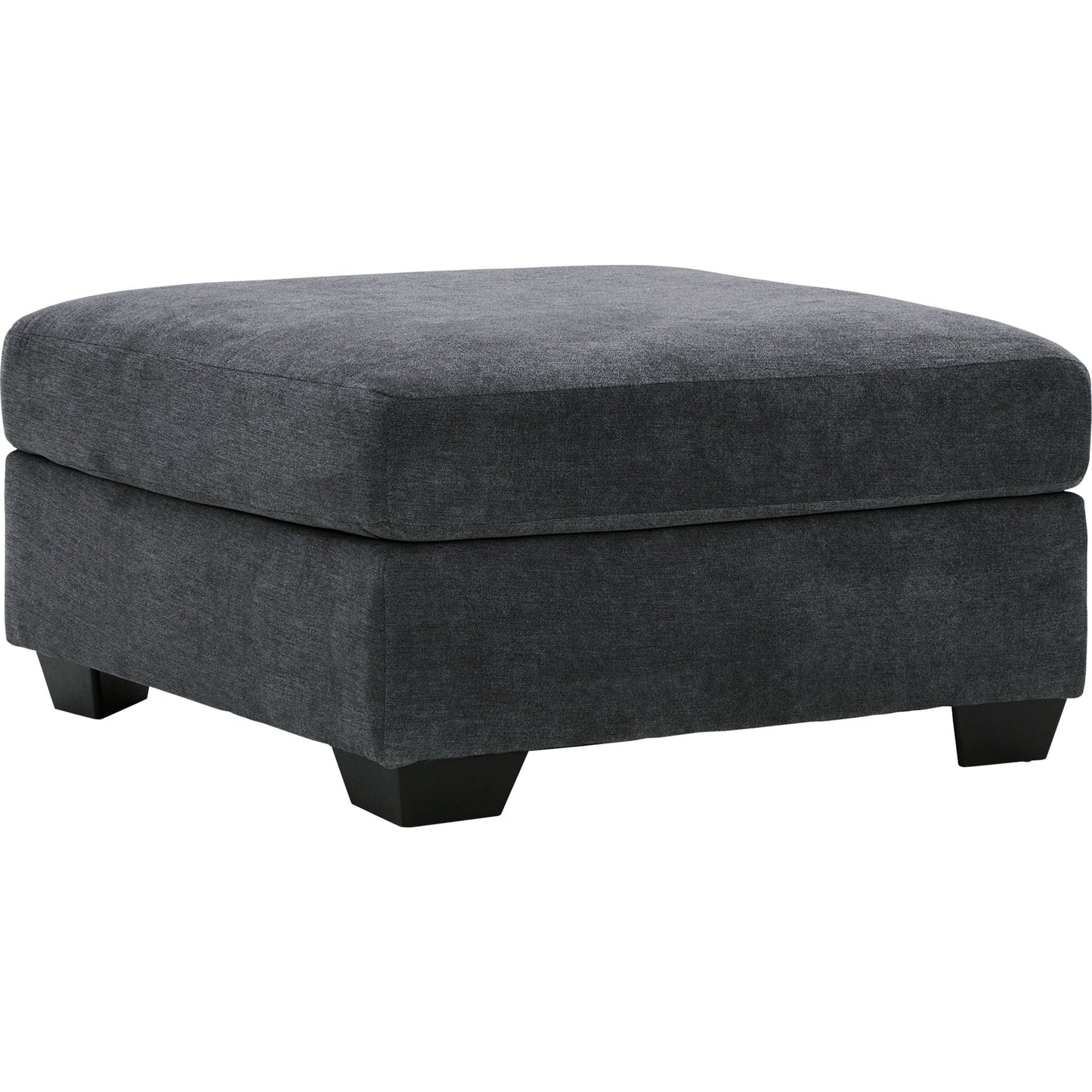 Ambrielle Oversized Accent Ottoman - Gunmetal