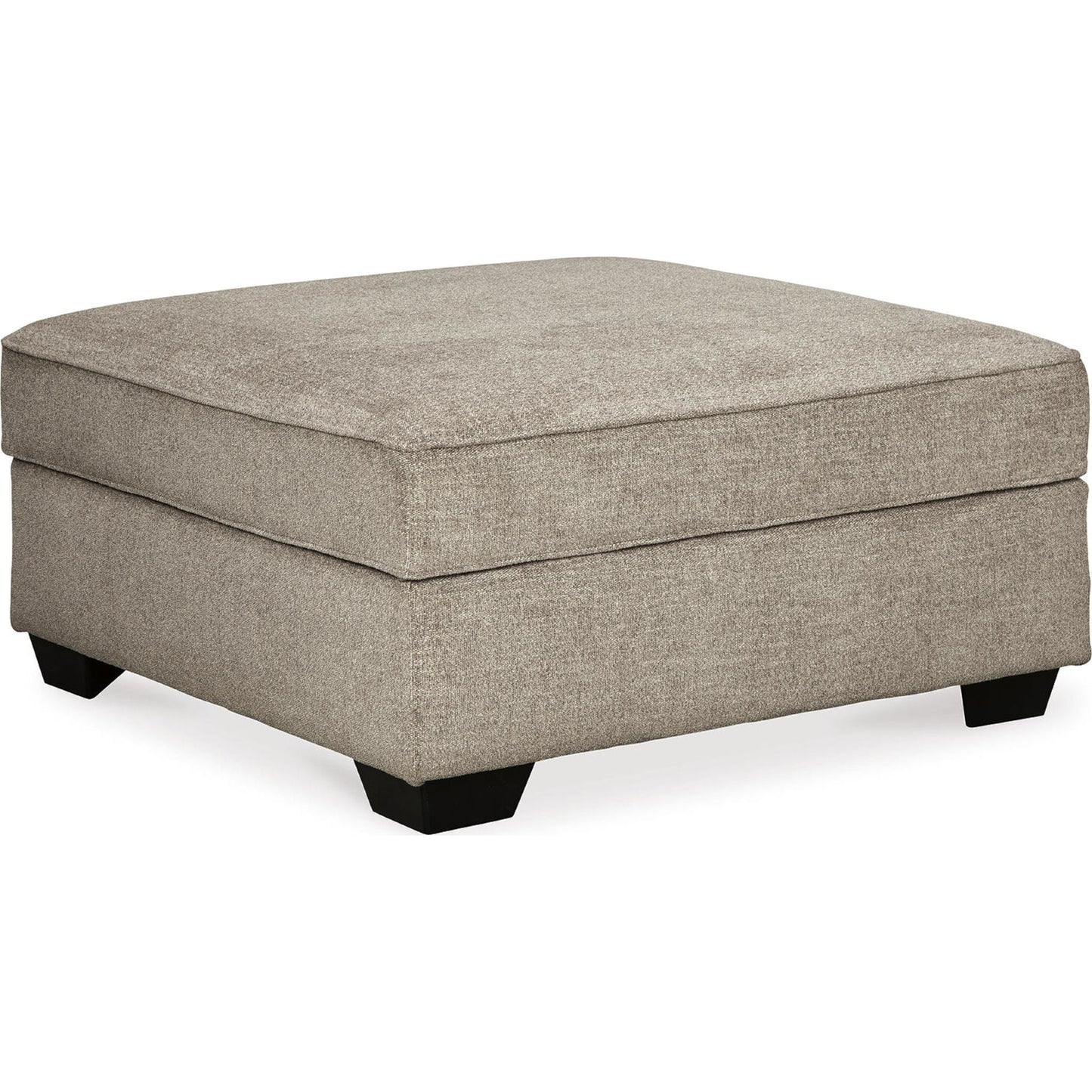 Bovarian Storage Ottoman - Stone