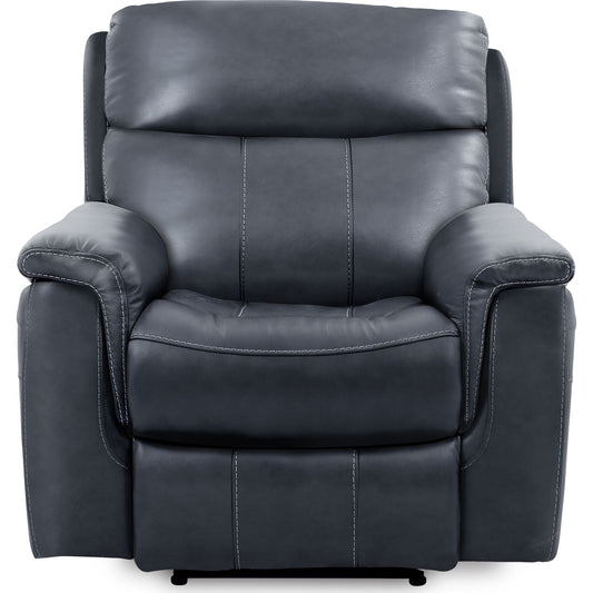Davis Power Recliner - Softee Blueberry